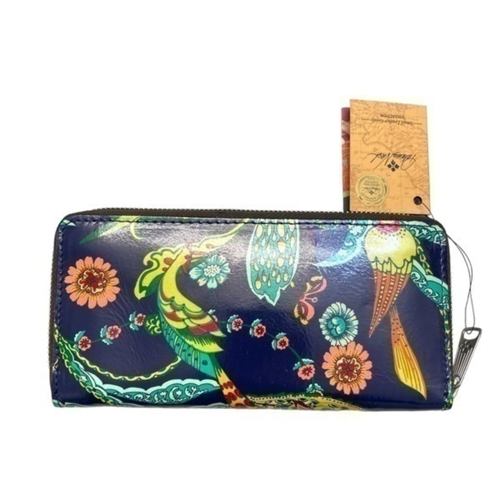 Patricia nash 10th anniversary limited edition birds of paradise lauria wallet